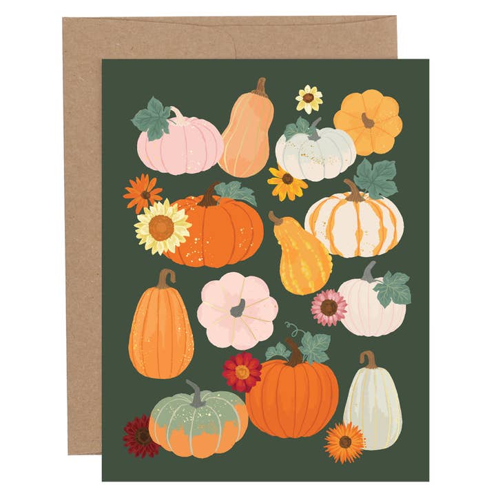 Paper Farm Press - Wholesale Everyday Greeting Card - Pumpkin Patch Fall Greeting Card