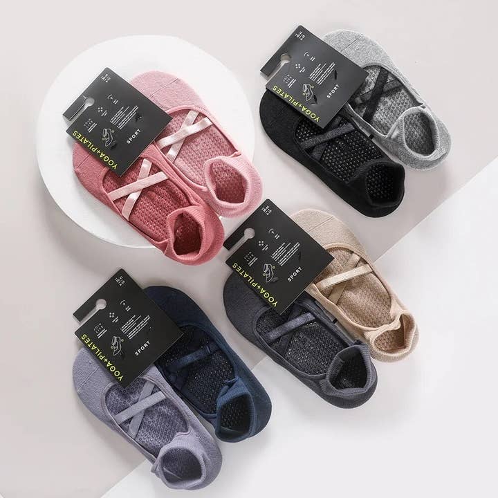 Yoga & Pilates grip socks bundle and other Purchase Wholesale black crew socks. Free Returns & Net 60 Terms on Faire trending on Faire.