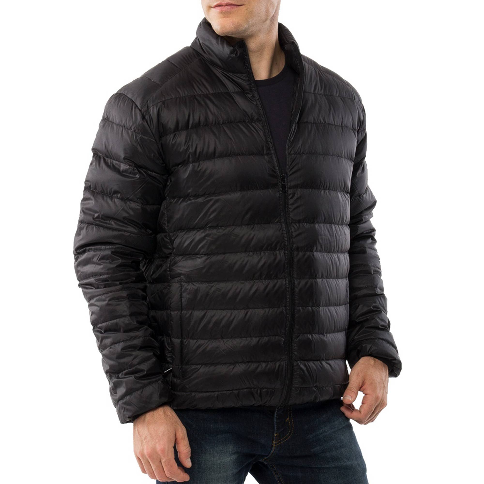 Alpine Swiss - Wholesale Puffer Jacket - Men's - Niko Packable Light Mens Down Alternative Puffer Jacket Bubb3