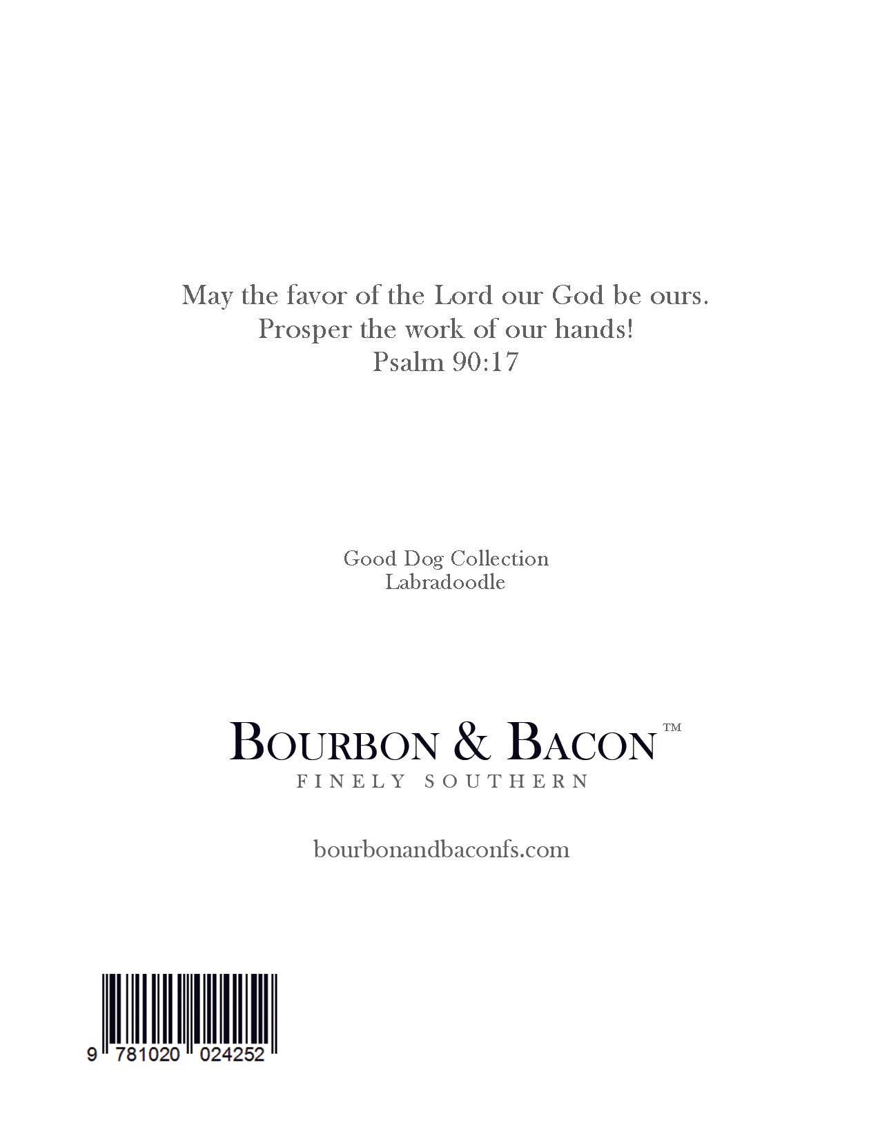 Bourbon & Bacon - Wholesale Stationery/Notecard Set - Labradoodle Note Cards1