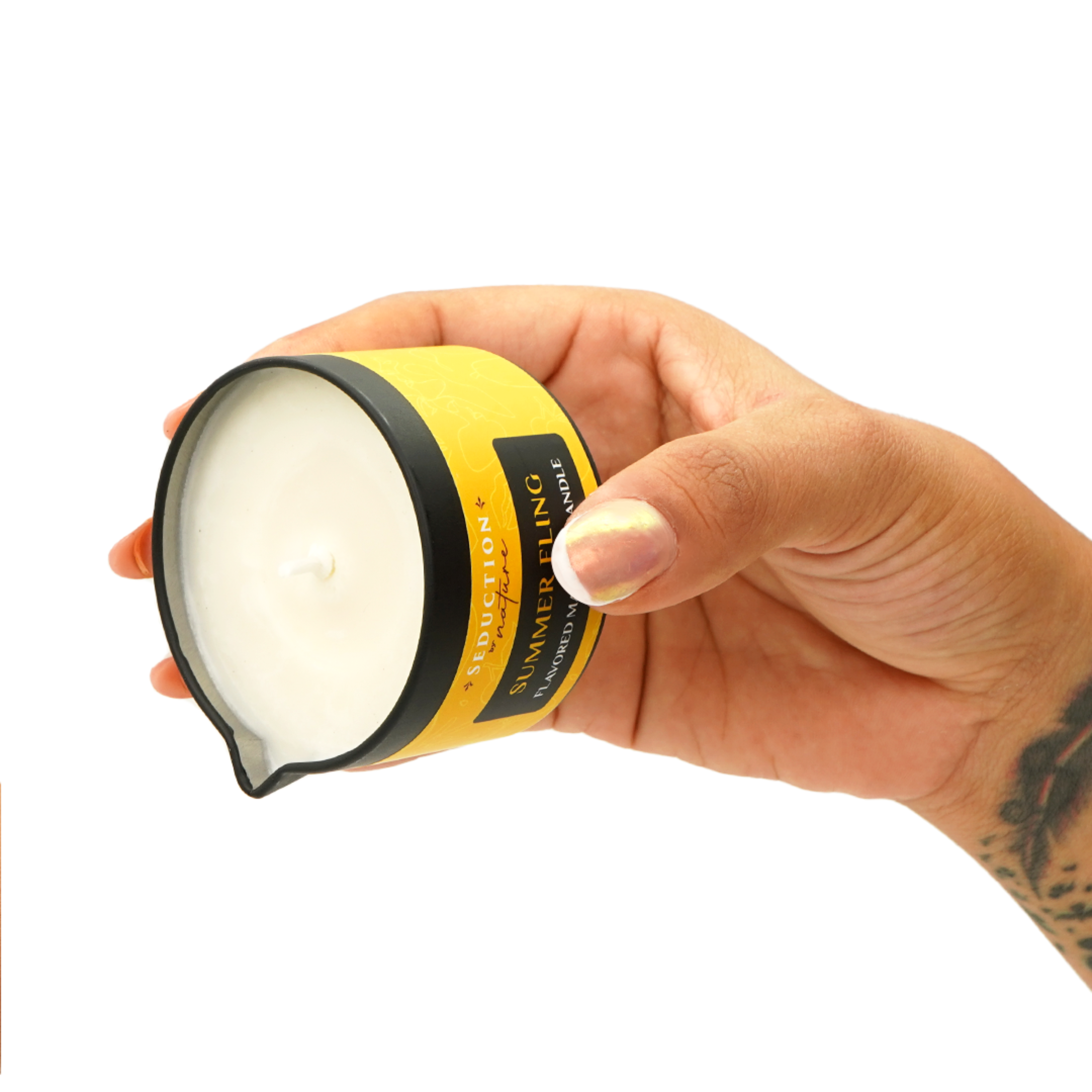 Seduction by Nature - Wholesale Massage Oil/Gel - Summer Fling - Kissable Massage Candle7