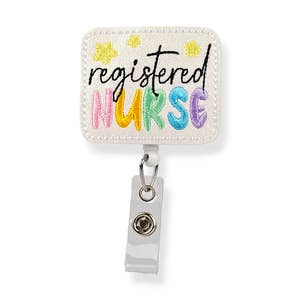 Glitter Badge REEL - Personalised – Nurse Life