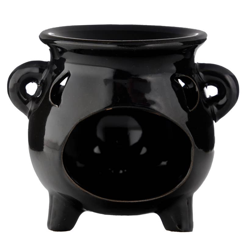 Puckator EU - Wholesale Oil Warmer - Eden Large Black Cauldron Oil Burner2