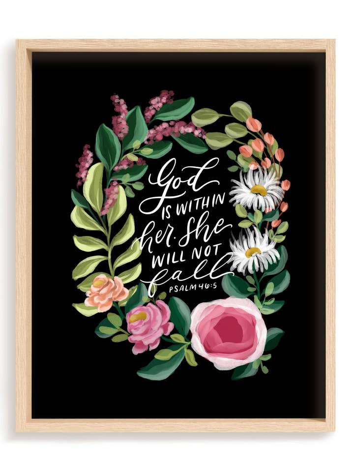 Psalm 46:6 Afdrukken voor wholesale door Loveall Design Co.