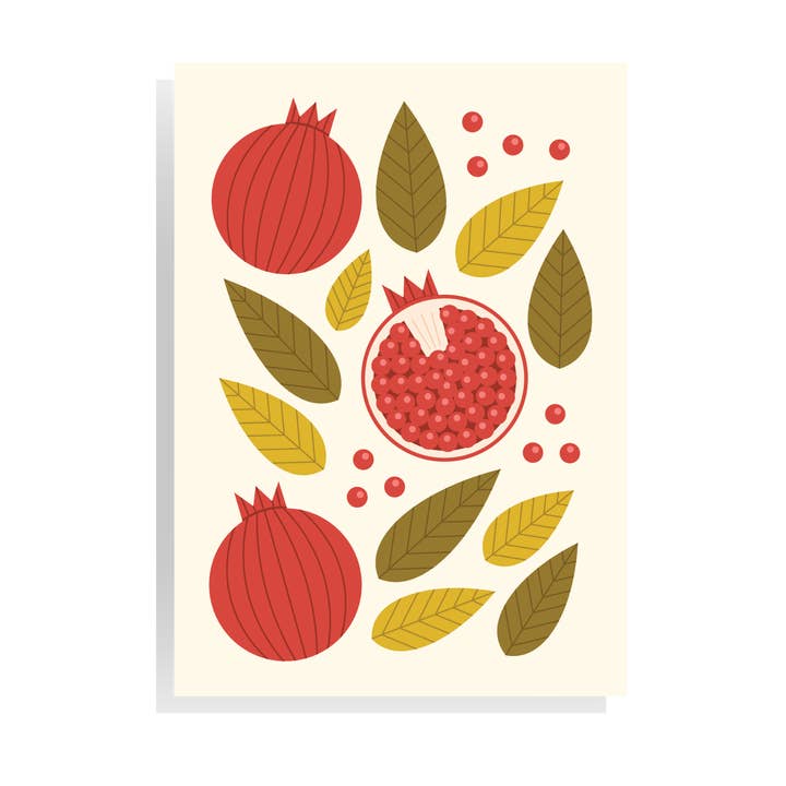 Pomegranate Print for wholesale by KGS Design Studio