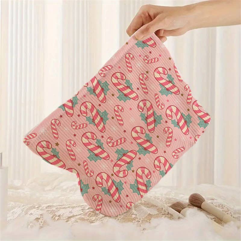 JOSSLYN by wall to wall - Wholesale Makeup/Cosmetic Bag - TRAVEL CHRISTMAS COSMETIC MAKEUP POUCH BAG | 40P5684