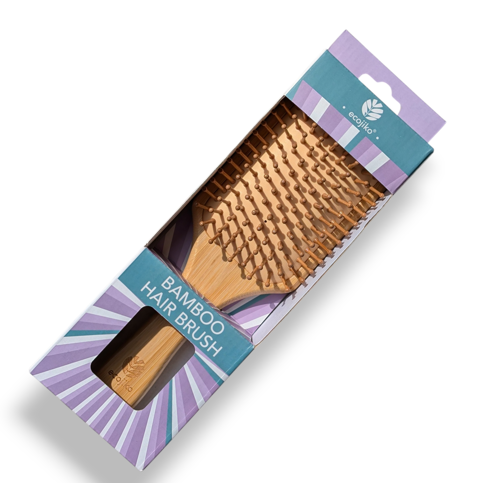 ecojiko - Wholesale Hair Brush/Comb - Bamboo Wooden Eco Friendly Paddle Hair Brush3