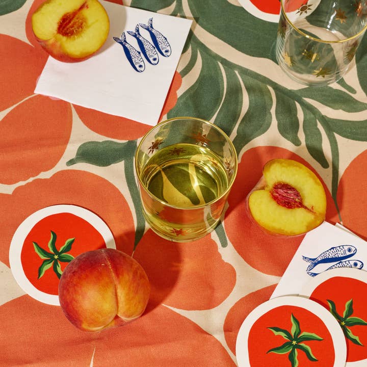 One & Only Paper - Wholesale Coasters - Tomato Coasters | Set of Four