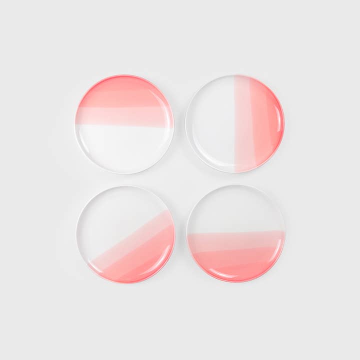ModestHive - Wholesale Dinner Plate - Ombre Small Plates - Set of 4 | 8"x0.78" | 0.83lbs