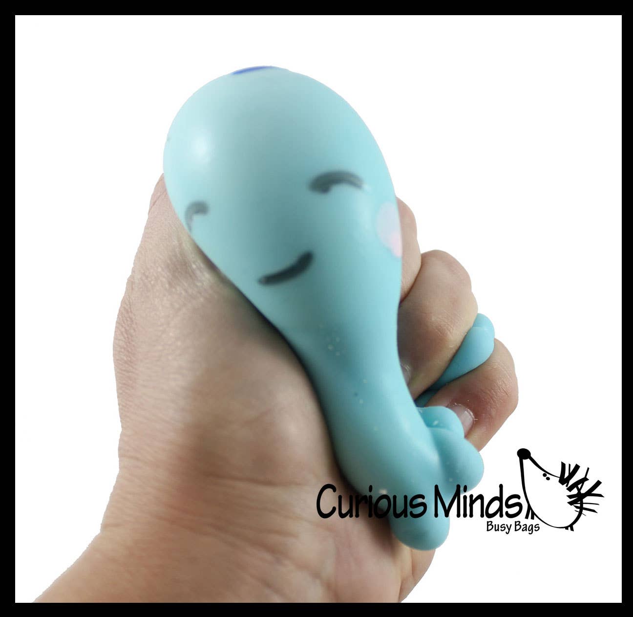 Curious Minds Toys - Vente Jouet mou – enfant et bébé - 1 boule anti-stress en forme de méduse remplie de crème pour chiens - Squishy7