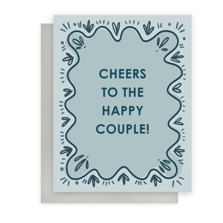 Cheers to the happy couple! Anniversary, Wedding, Engagement for wholesale by Instead of Ashes