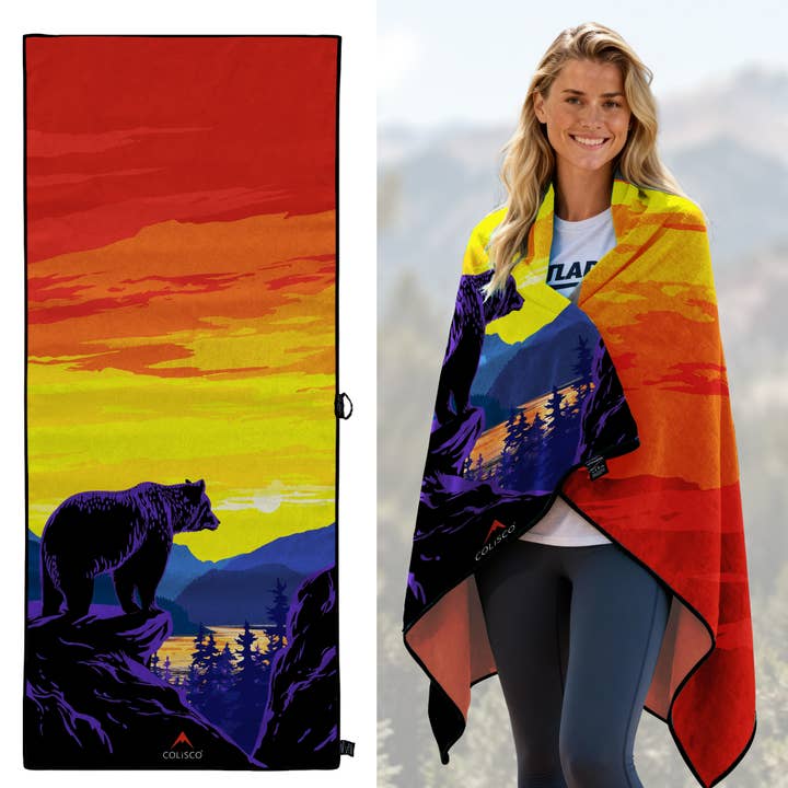 Colisco Bear Horizon Eco-Performance Towel - 72"x30" for wholesale by Colisco Wholesale