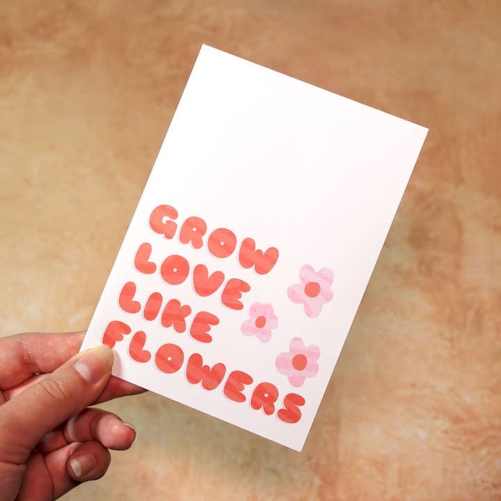 Cartão de Saudação Crescer Amor por atacado de Whimsydew Art