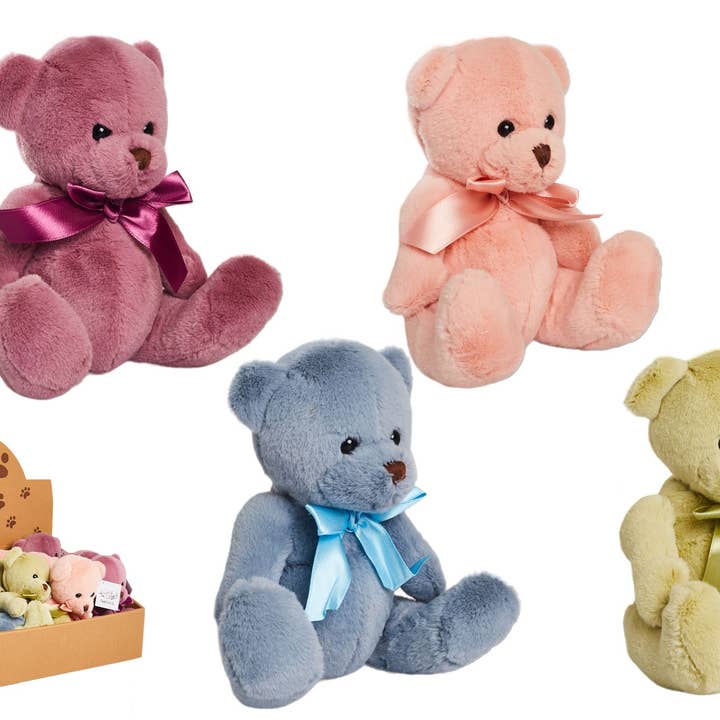 Colorful Teddy Bear 15cm for wholesale by CP INTERNATIONAL