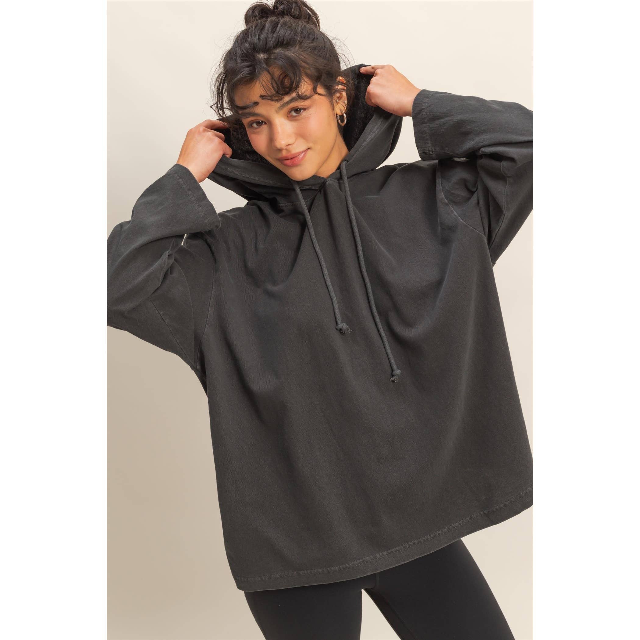 Double Zero – Hoodie – Mulher por atacado – Top de Manga Comprida com Capuz Oversized2