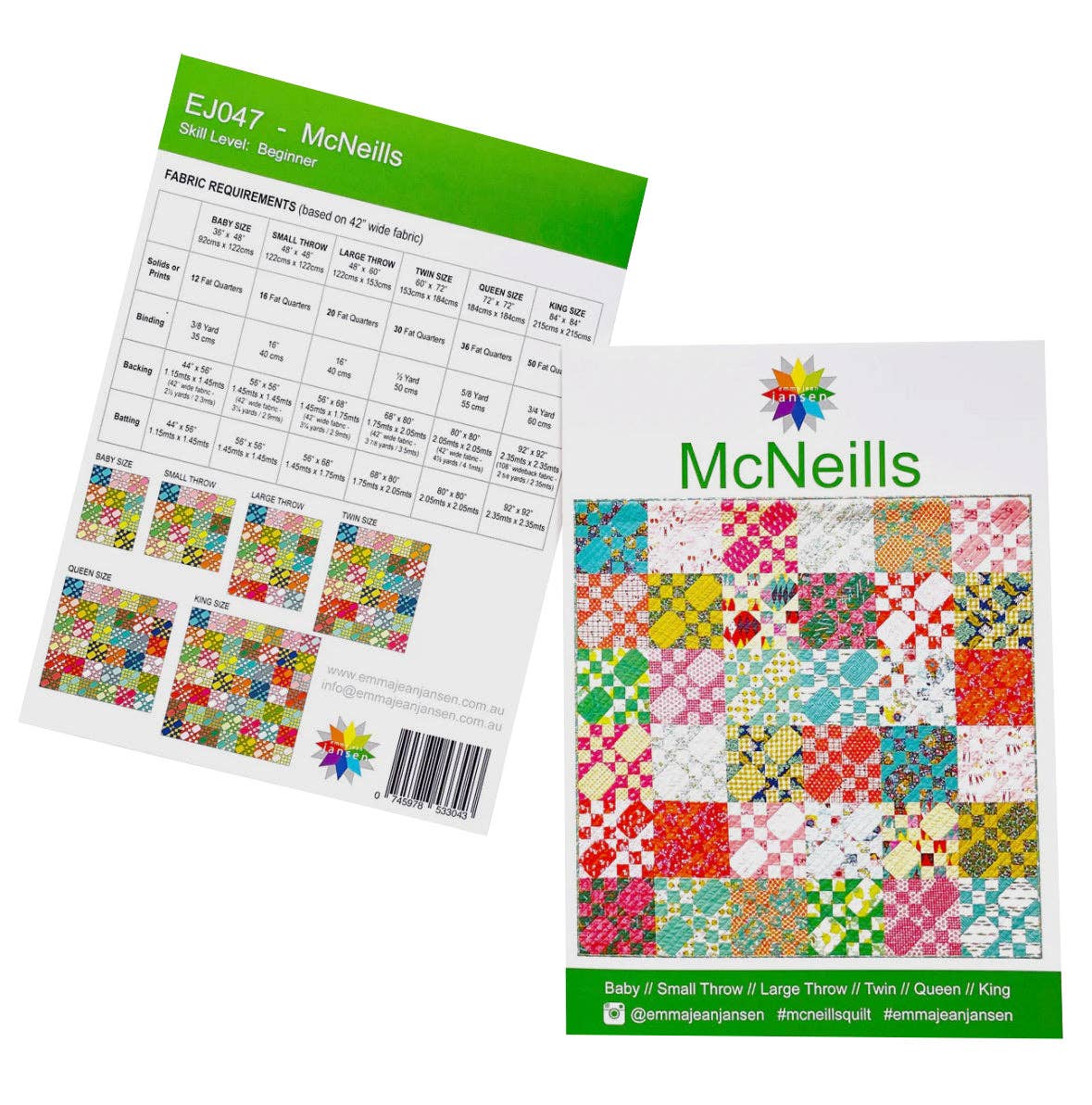 emma jean jansen - Wholesale Craft tool - • Wholesale - McNeills Quilt Pattern22