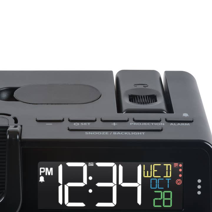 La Crosse Technology, Ltd. - Wholesale Alarm Clock - Wattz 2 Charging & Projection Alarm Clock