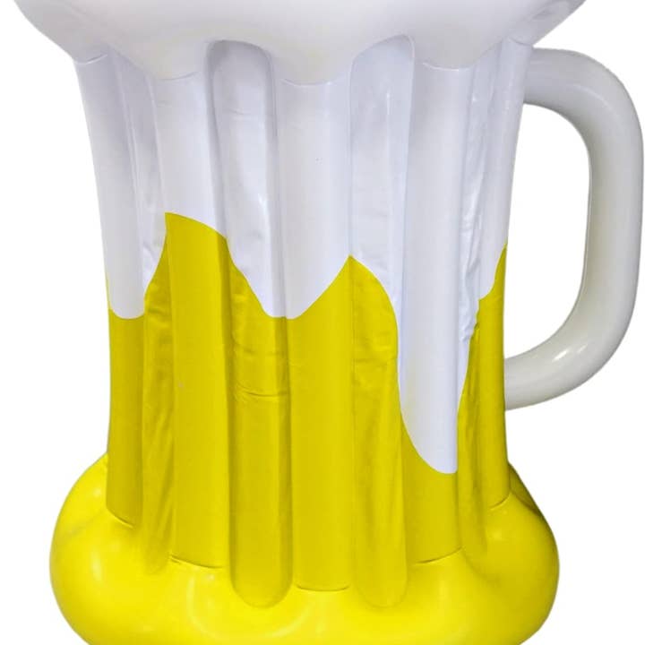 4E's Novelty - Wholesale Inflatables - 22" Inflatable Beer Mug Cooler - Party Decor, Floating Drink Bucket0