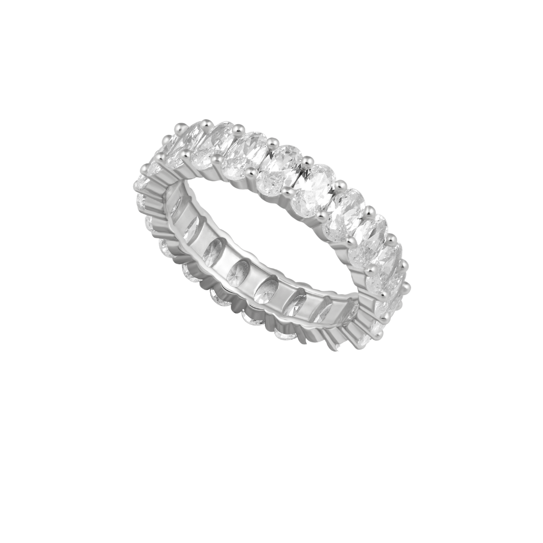Sahira Jewelry Design – wholesale Ring med flera stenar – Oval Eternity Band1