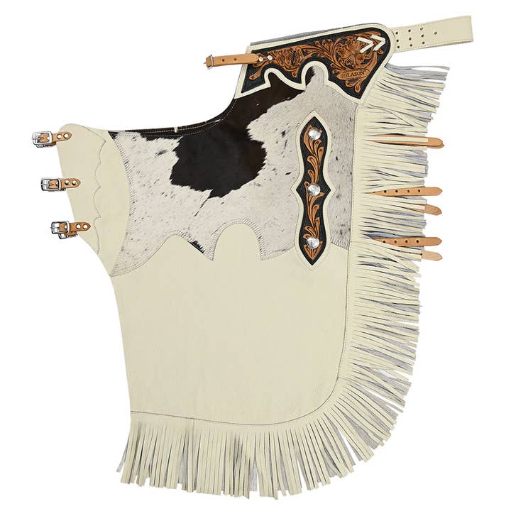 HILASON - Wholesale Horseback Riding Gear - Bull Riding Chinks Chaps Adult Pro Rodeo Bronc Leather