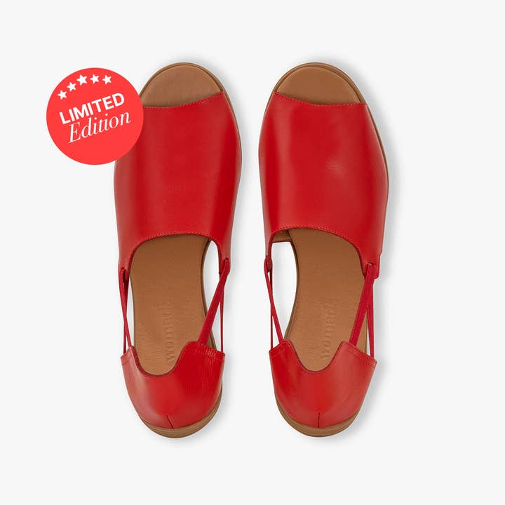 Imperial Red Peep Toes for wholesale by Womads