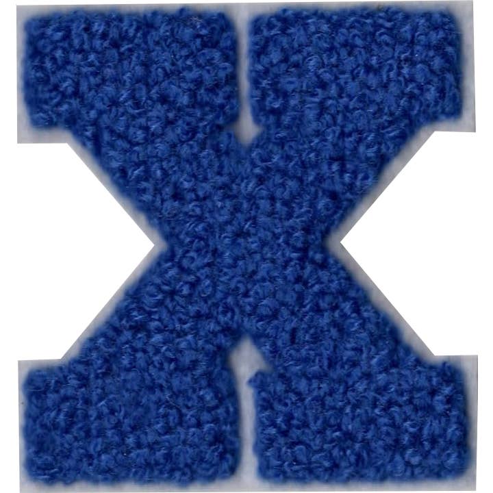Patch Points - Wholesale Patch - Royal Blue Chenille Iron on Letters23