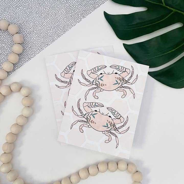 Jami Creates - Wholesale Everyday Greeting Card - Floral Crab Maryland Greeting Card3
