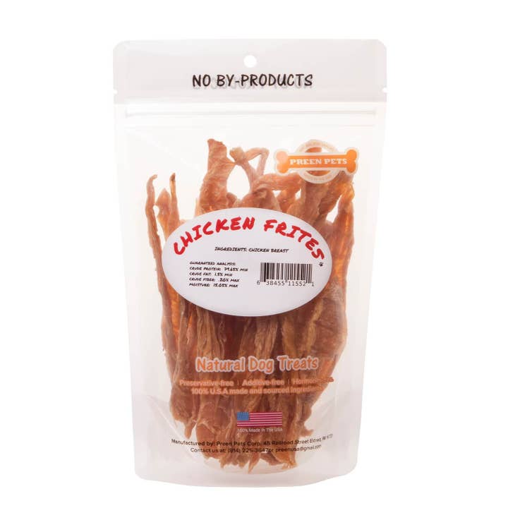 Preen Pets - Wholesale Pet Treats - Dog - Chicken Frites Dog Treats - 100% USA Chicken Breast3