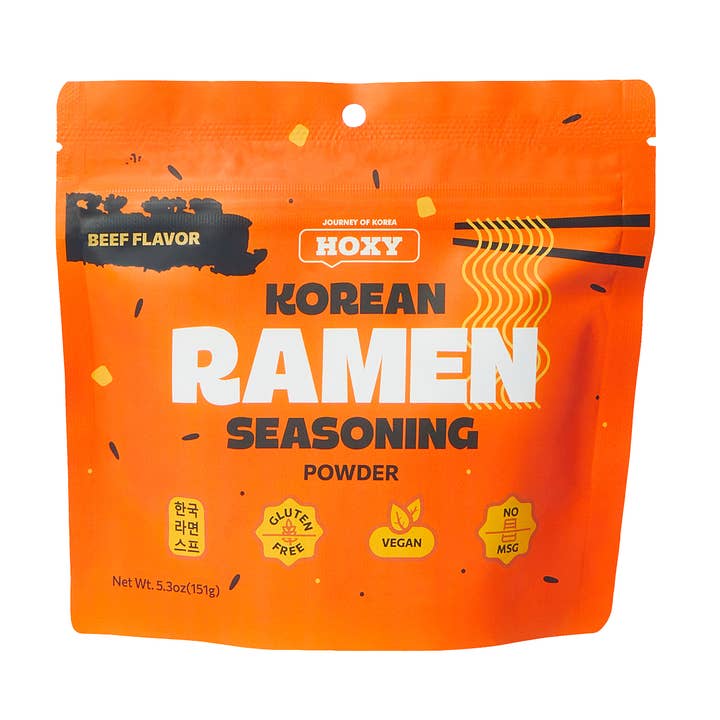 HOXY™ Korean Seasoning Powders - Wholesale Ramen - HOXY™ Ramen Seasoning Beef Flavor No-MSG (Korean)0