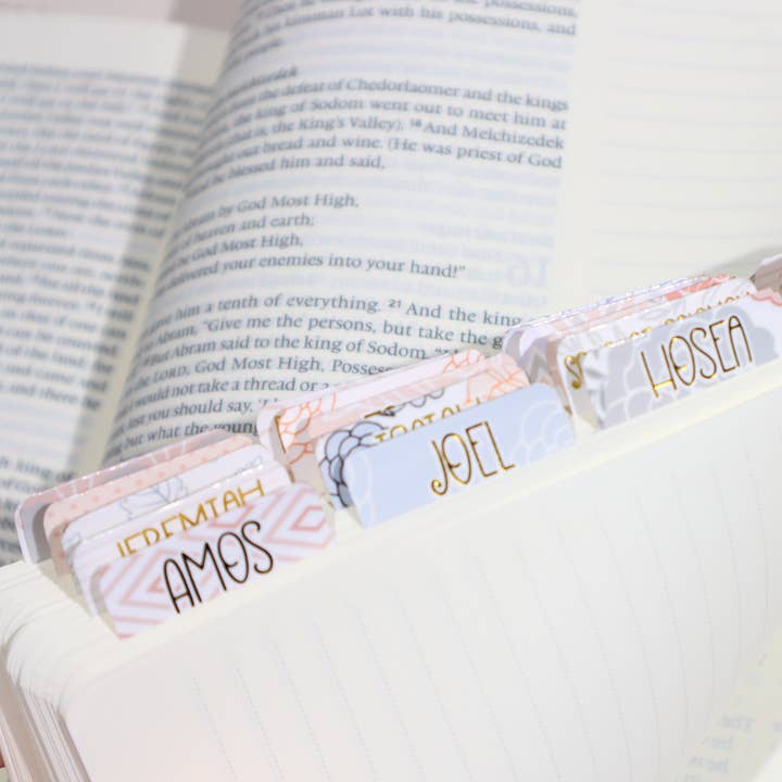 Idyllic Grace – Engroshandel Bogmærke – Graceful Gold Foiled Bibel Tabs1