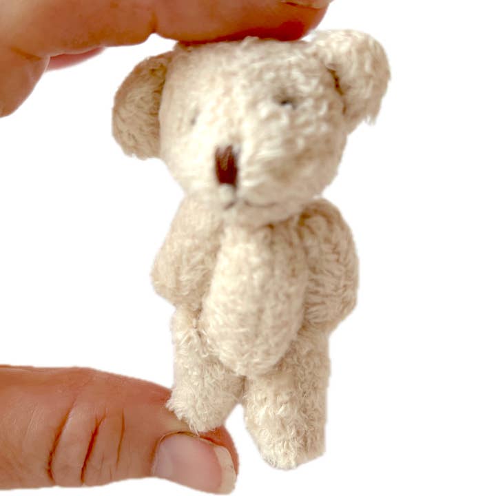 The Gifted Rat - Vendita all'ingrosso Peluche - Bambini e neonati - Portachiavi Orsetto Piccolo Beige Imbottito per Zaino e Tasche0