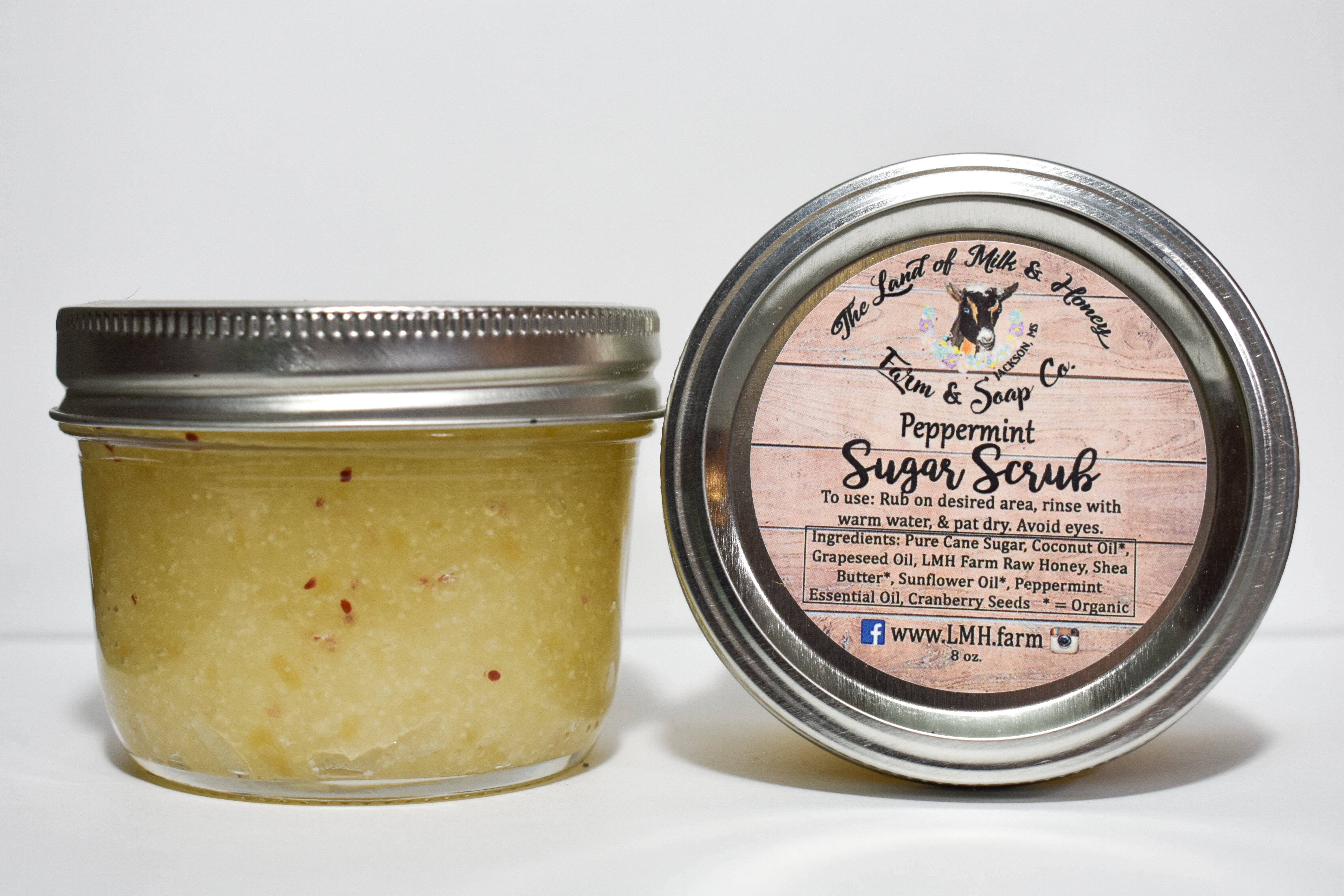 LMH Farm & Soap Co. - Wholesale Body Scrub/Exfoliant - Sugar Scrub - Peppermint0