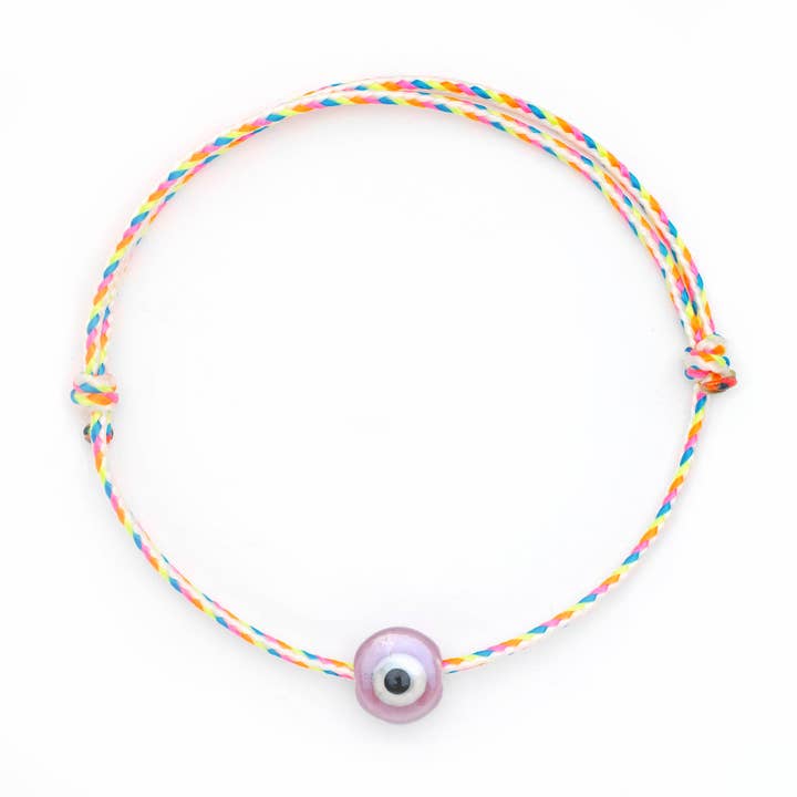 Ruthie Rainbow Evil Eye Bracelet for wholesale by OIYA