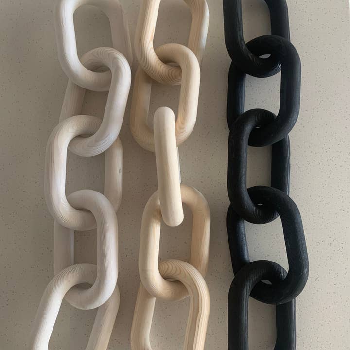 Delmar Decor – Engroshandel Bordpynt – Håndskåret træ kæde10