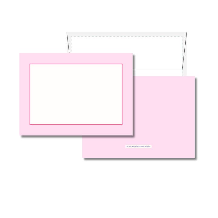 Duncan Sister Designs - Wholesale Stationery/Notecard Set - Cute Colorful Simple Stationery – Set of 8, USA Made1