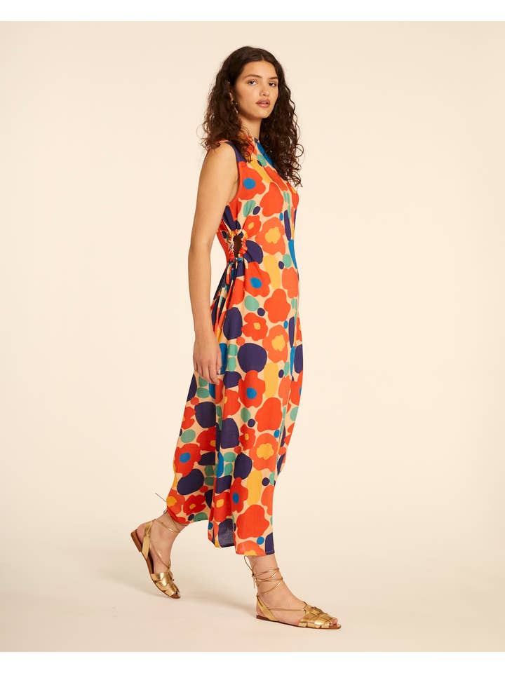 Pepaloves - Wholesale Dress - Women's - VESTIDO CON ABERTURAS BLOSSOM