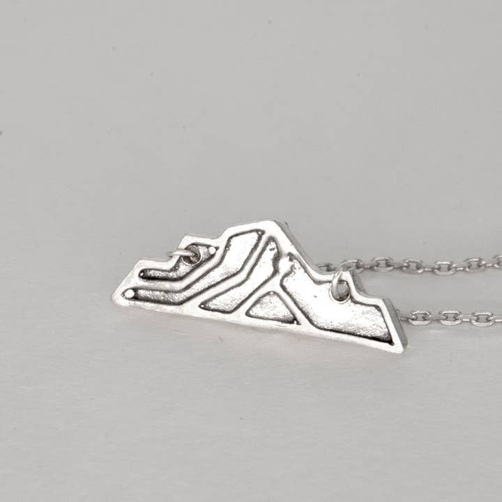 Lone Peak Mountain Necklace for wholesale by Mackenzie Jones Designs