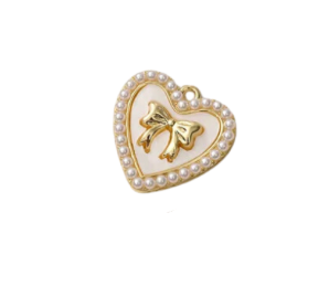 Coco Luna Collection - Vente Breloques/médailles personnalisées - Charms Cœurs et Nœuds17