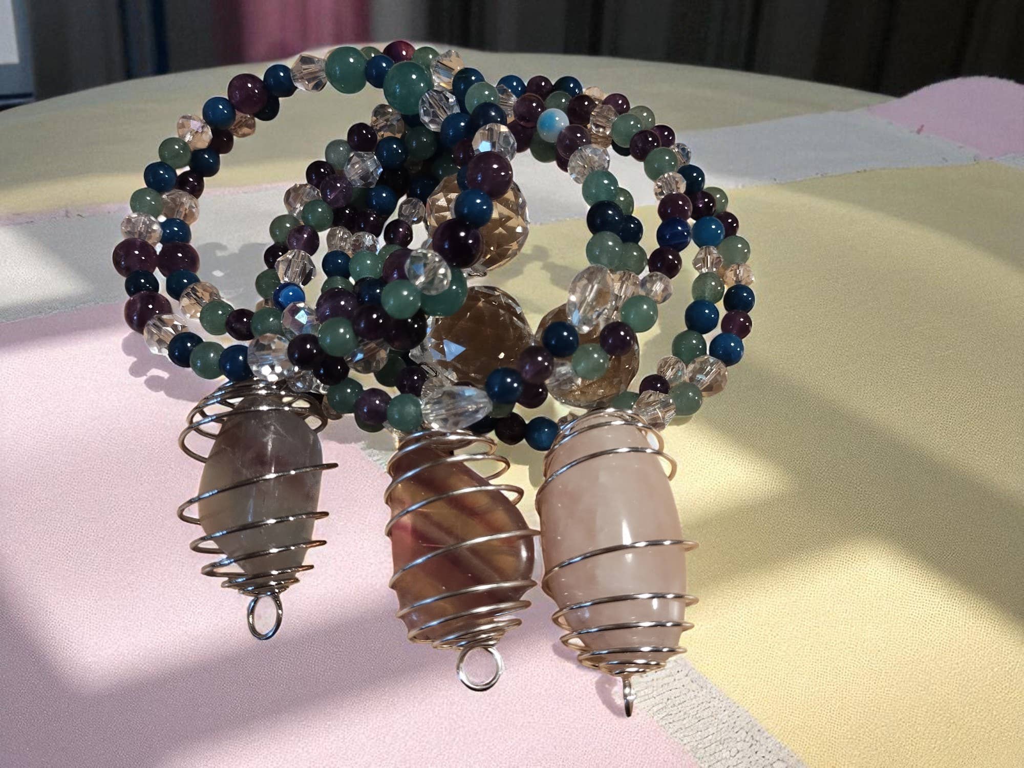 Funky Aura Boutique - Wholesale Suncatcher - Funky Spiral Sun Catchers - 3 sizes5