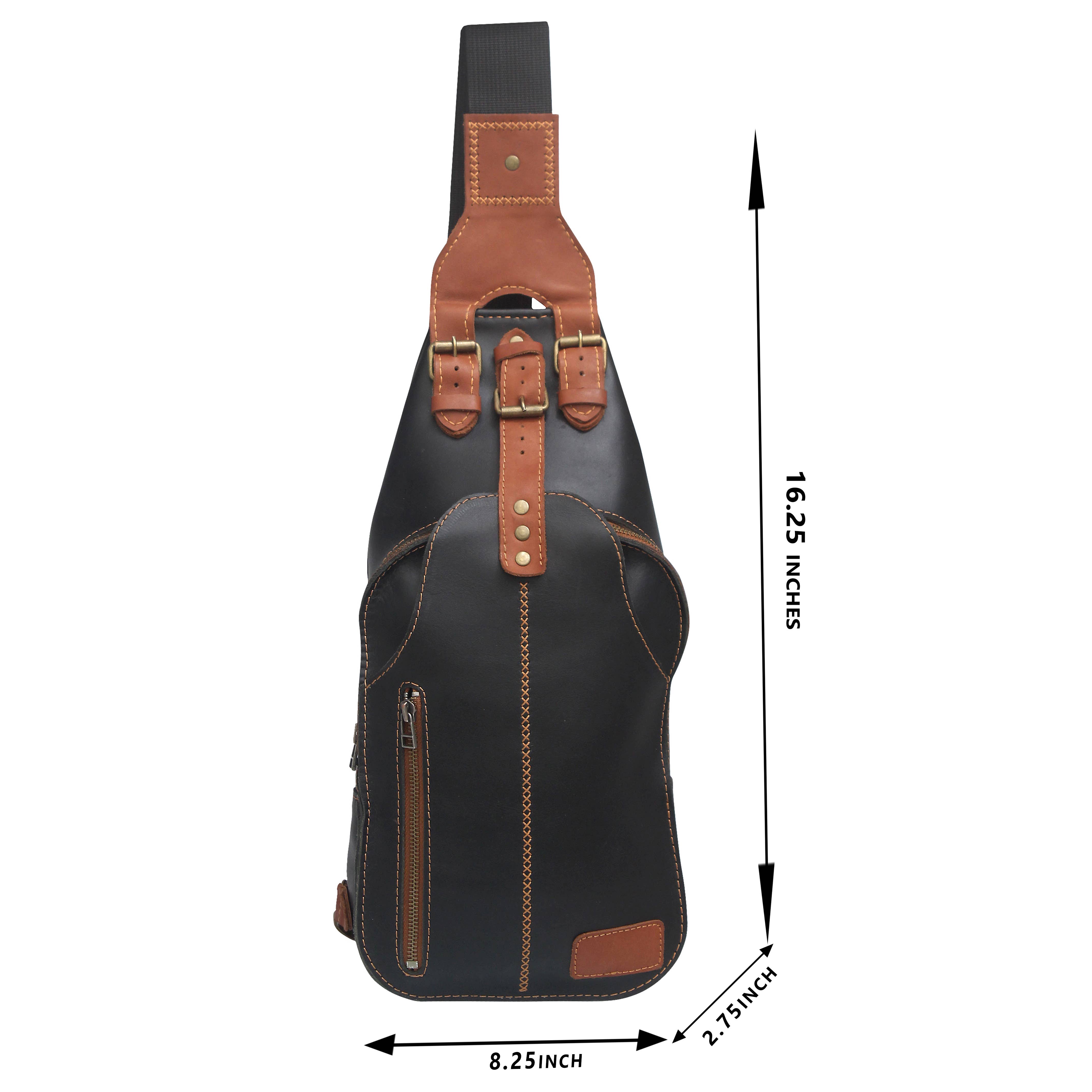 The Master Tanners - Wholesale Crossbody Bag - Men's - Real Leather Sling Bag Mens Crossbody Bag Chest Shoulder Bag4
