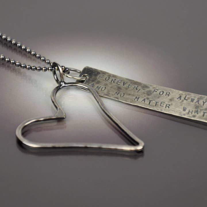 "FOREVER" Necklace - Sterling Silver - CB&CO for wholesale by CB&CO