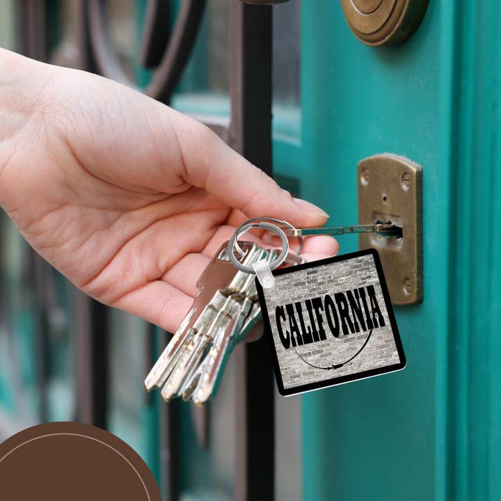 3dRose - Wholesale Keychain - Unisex - 3dRose, California. State Capital is Sacramento., Key Chain5