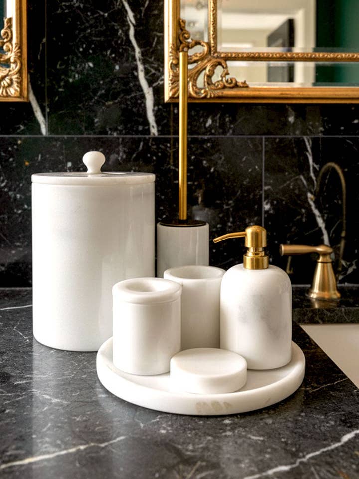 Afyon Pearl Marmor Badezimmer-Set für den Großhandel von Creative Home