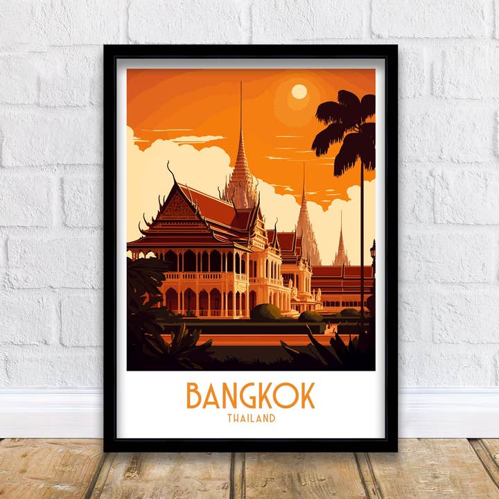 Bangkok Poster for wholesale by InkNPrintz
