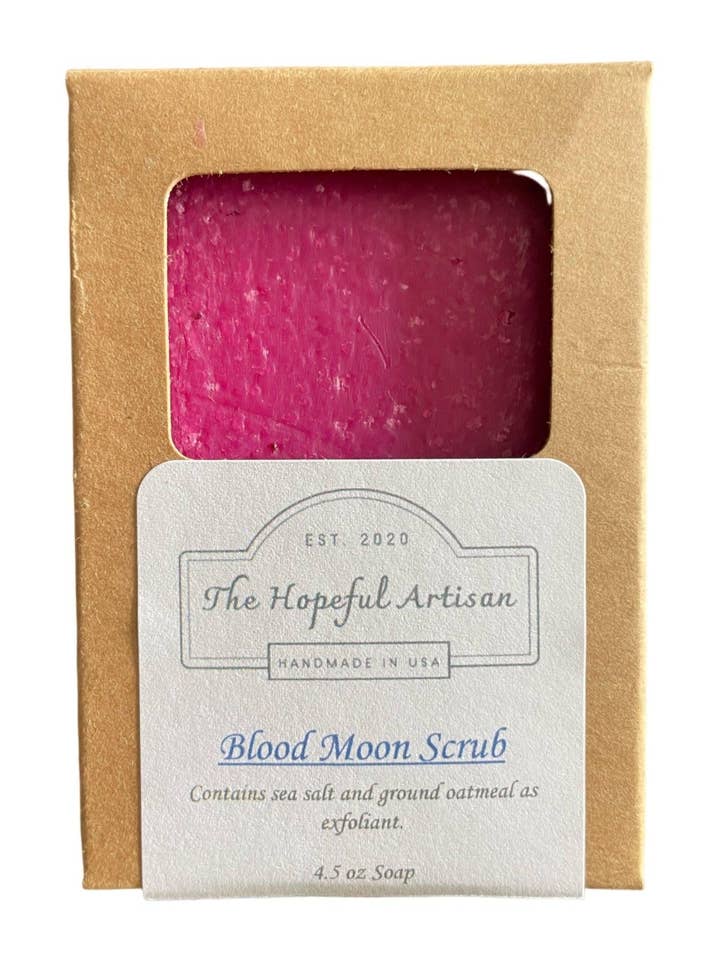 Blood Moon Scrub for wholesale by The Hopeful Artisan