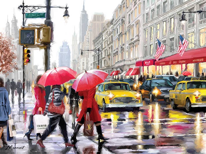The Art Group – wholesale Art print – Richard Macneil (New York Shoppers) - WDC928830