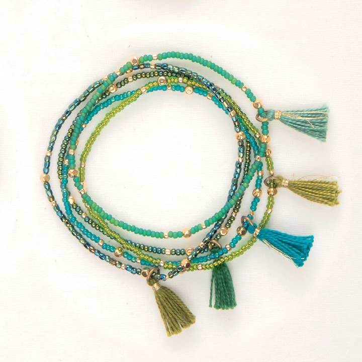 Altiplano - Wholesale Jewelry Set - Tassel Bracelet Set of Five1