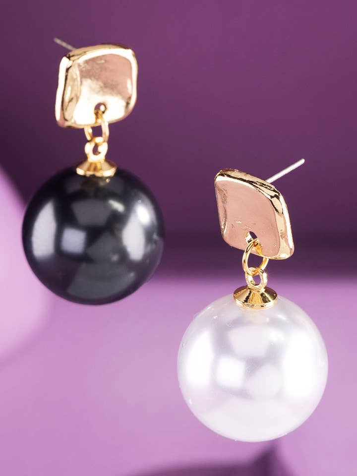 Pearl dråbe øreringe for engroshandel hos Urbanista