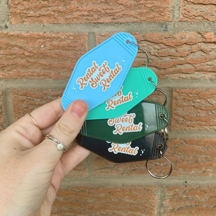 Rental Sweet Rental Keychain for wholesale by Sunstone Jewels