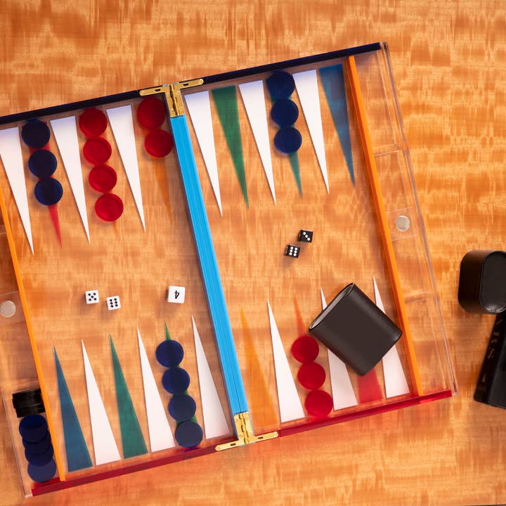 BeyBerk International - Wholesale Board Game - Acrylic Backgammon Set7